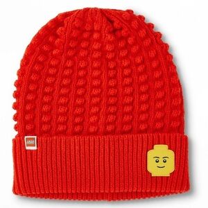 LEGO Target Collection Minifigure Patch Beanie Hat 
Adult Size Red NEW